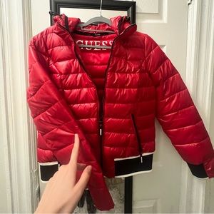 Guess puffer jacket women